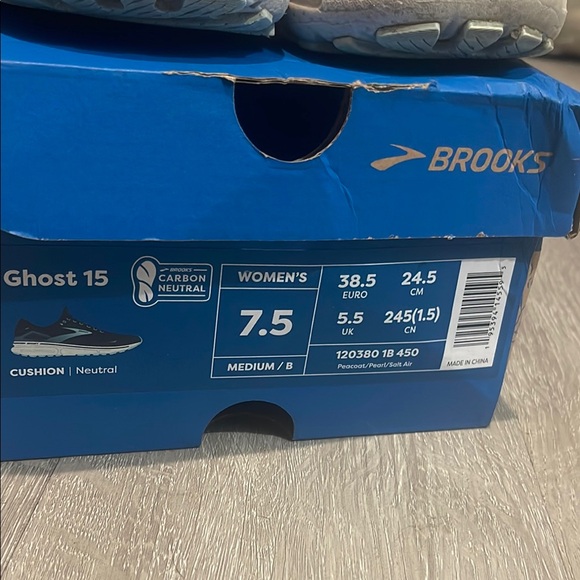 Brooks Ghost 15 Women’s Running Shoes - Navy - Picture 4 of 7